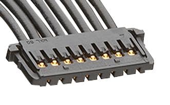 Molex/Waldom, 15132-1002, Pico-Lock-to-Pico-Lock Off-The-Shelf (OTS) Cable Assembly - 1.50mm Pitch - Single Row - 150.00mm Length - 10 Circuits - Black. (27 Item/s)