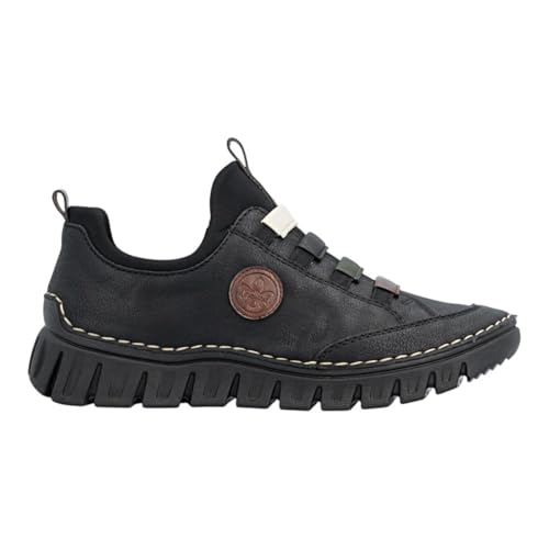 Mocassins Rieker 57550 femme contre les ampoules chaussures de ville souples