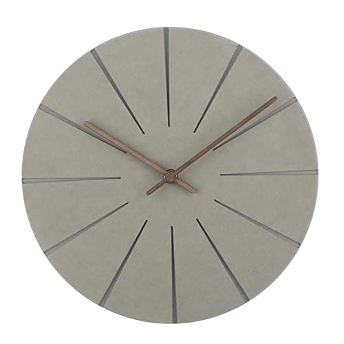 Horloge murale en bois pour salon et chambre au design épuré