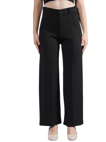 perfect productions Korean Pants for Women,Black Trouser,Trouser for Women 45.-picture-56