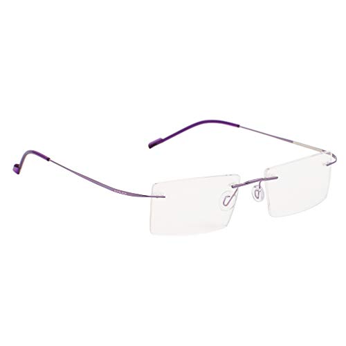ROYAL SON Rimless Rectangular Spectacle Frame For Men And Women