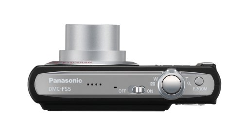 panasonic lumix dmc fs5p k 10 1mp digital camera with 4x wide angle mega optical image stabilized zoom black