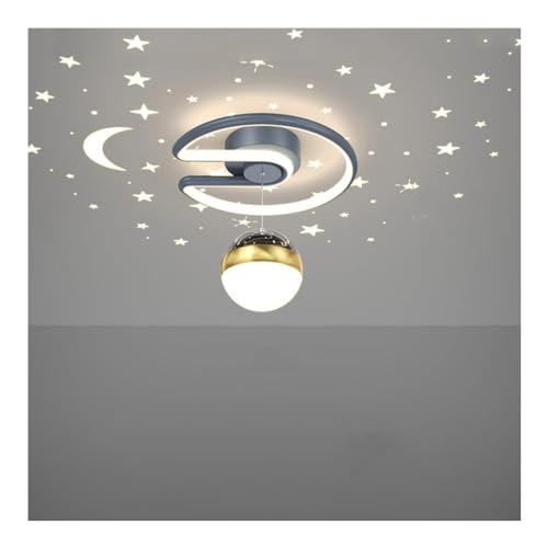 Projecteur Moon Stars bleu contre la peur du noir en chambre