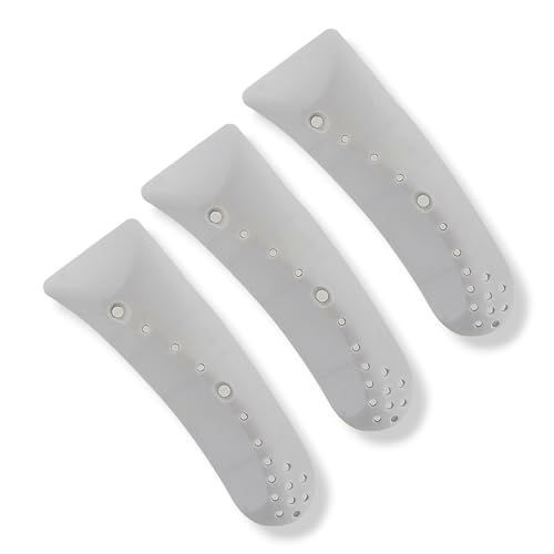 DL-pro 3 aletas de tambor de 15,4 x 5,2 x 4 cm para Candy Hoover Otsein 41021914 - Juego de aletas de arrastre con 17 agujeros para lavadora y tambor de lavadora