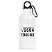 98th Birthday Square Root of 9604 Years Old - Water Bottle Bouteille d'eau Acier Inoxydable Gobelet-Thermos - Cadeau pour Anniversaire Fête des Mères Fête des Pères