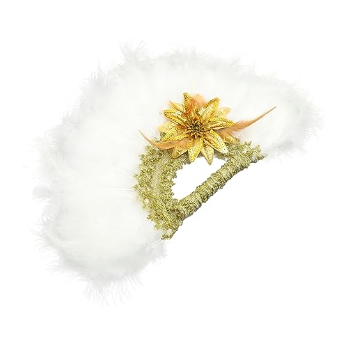 Éventail à plumes pour mariage à ouverture fluide et douce - 2