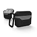 Produktbild Urban Armor Gear Hardcase für Apple Airpods Pro Robuste Hülle (Wireless Charging kompatibel, geschützter Lightning-Anschluss, Sturzfest nach Militärstandard, Karabinerhaken) - schwarz/grau