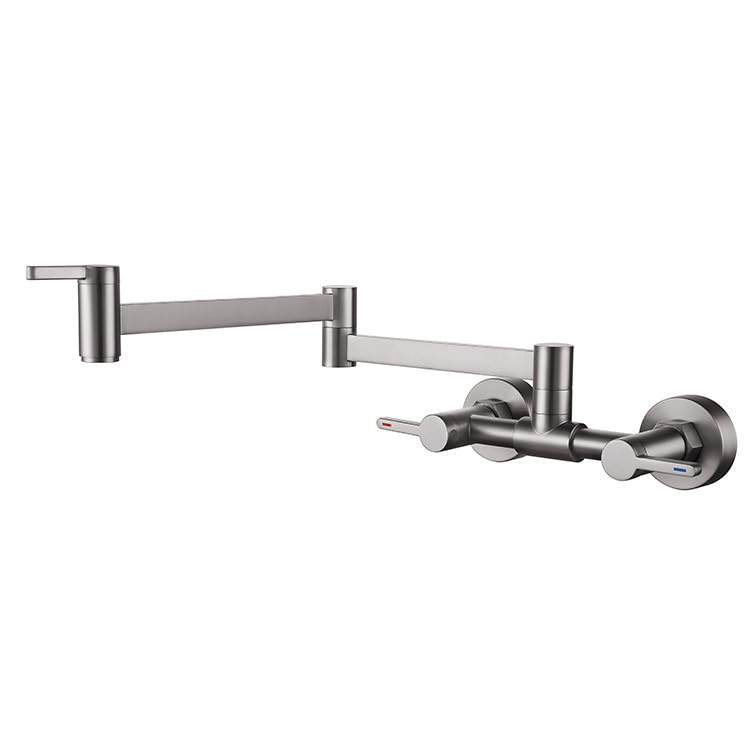 Mitigeur multifonction eau chaude froide avec robinet de cuisine mural pivotant