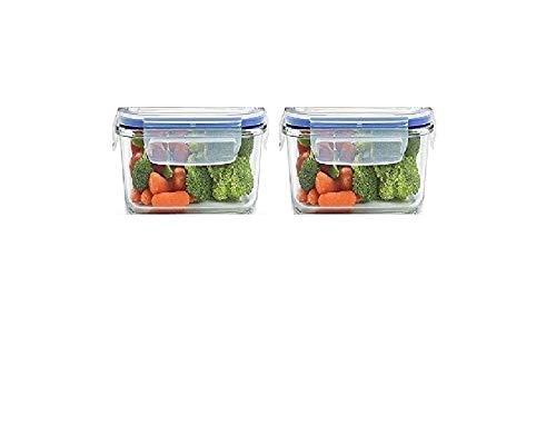Sanket Enterprise Plastic Kitchen Storage Container Set airtight Box Set for Kitchen Storage Plastic containers Container for Kitchen Storage Flour Storage jar Set for Kitchen Storage (2, 1000ml)