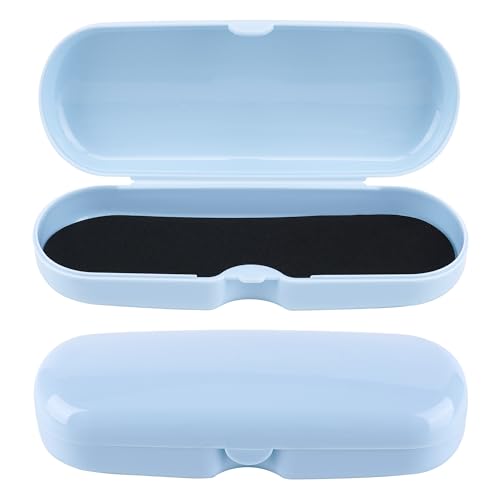 Image of 2 Pcs Plastic Eyeglasses Cases, Portable Transparent Eye Glasses