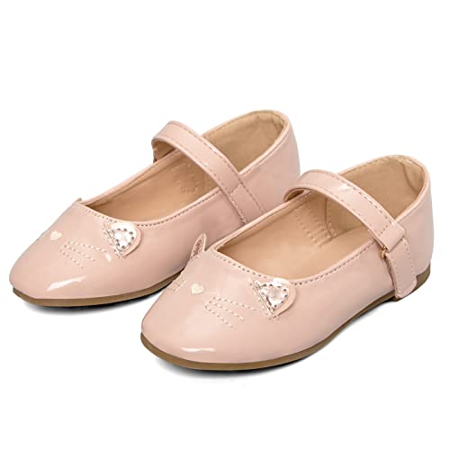 K Komforme Girl'S Ballet Flats Non-Slip Soft Mary Jane Walking Party Dress Shoes For Toddler/Little Kid/Big Kid thumb #2