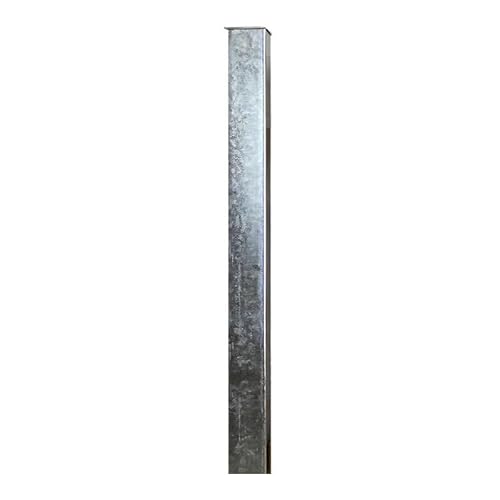Preisvergleich Produktbild BAUER - Zaun- Torpfosten VZ, zum Einbetonieren, 80x80x3mm, L = 1300mm