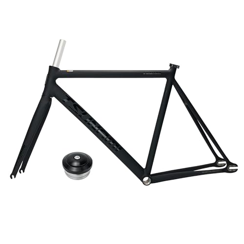 700C ŒMA]ԃt[Zbg 49/52/55/58CM Cu[L A~ [VOgbNoCNt[ NCbN[X 100/120mm oCNt[ tH[Nt(Black,55cm)