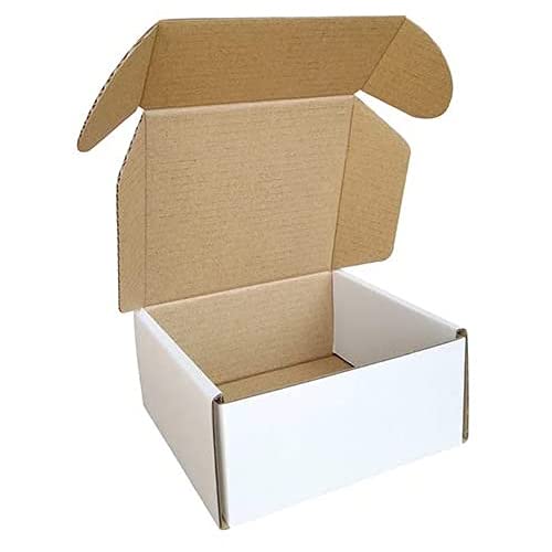 Topstar Mailer Box, Corrugated white die-cut,size 31cmx23cmx10cm (20)