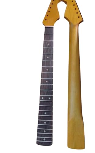Manche guitare érable 21 frettes et trous 8mm pour une tenue d'accord stable