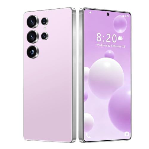 SmlPrz 4G Smartphone Unlocked, 6.75' HD Display, 4GB+32GB (256GB Expandable), Dual SIM, 16MP+21MP Camera, Android 12.0, GPS/WiFi/OTG/Face Unlock 4G Mobile Phone (Pink)