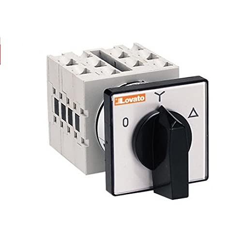 Conmutador estrella-paso de 3 posiciones LOV 7GN1212U con montaje frontal estable