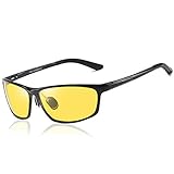 Duco Night-vision Glasses For Headlight Polarized Driving Glasses 2179 (Black, Yellow)