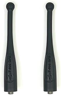 NAR6595A Stubby Antenna for Motorola APX 764-870MHz Signal Band and 7-800 GPS by KCTIN (2 Packs)