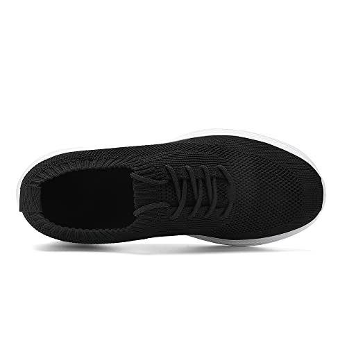 Image of Casbeam Mens Running Shoes Comfortable Lightweight Breathable Walking Shoes Lace-up Shoes Mesh Workout Casual Sports Shoes