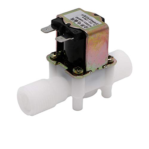 Amarzk AC220V Electric Solenoid Valve Magnetic N/C Water Air Inlet Flow Switch N/C 1/2