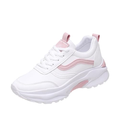 Chaussures de sport pour femme à semelle épaisse pour la course et la marche
