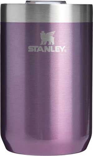 Image of STANLEY Everyday Camp Cup 12 oz | Drink Through Lid | Cup for Coffee, Tea and Drinks | Insulated Stainless Steel | BPA-Free | Wisteria Shine