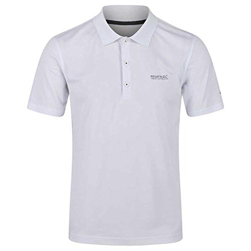 Regatta Maverick V   Polo Deportivo De Secado Rápido T Shirts/Polos/Vests, Hombre, White, XXXL