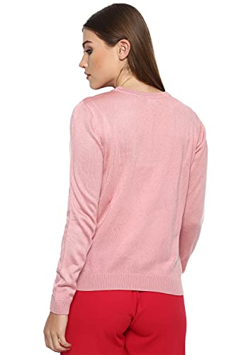 Image of Van Heusen Women Acrylic Crew Neck Sweater