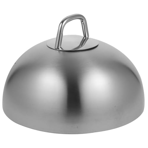 Garneck Food Protection Cover Oil-proof Stainless Steel Dome Steak Lid Kitchen Bbq Supply