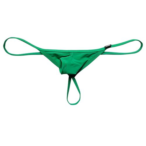 COMLIFE Men's Breathable Ice Silk Open Hole Elephant Trunk Panty T Back G Thong4