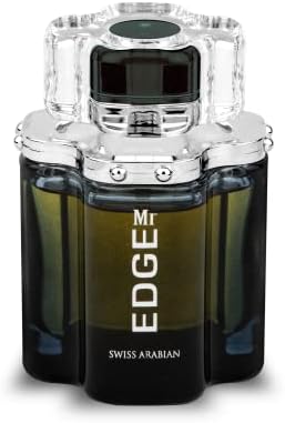 Swiss Arabian Mr EDGE - Luxury Products From Dubai - Long Lasting, Addictive Personal EDP Spray Fragrance - Seductive Signature Aroma - 3.4 Oz