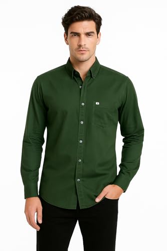 Image of Arvest Men?s Cotton Regular Fit Full Sleeve Shirt Combo Soft Breathable Fabric with Button-Down Collar and Chest Pocket Suitable for Office and Outfits