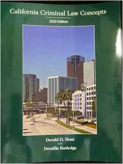 California Criminal Law Concepts