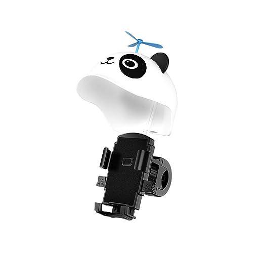Suporte de telefone para motocicleta, Suporte para celular resistente para modelagem Panda, Acessóri