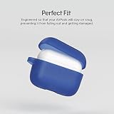 RHINOSHIELD Etui AirPods z karabińczykiem kompatybilne z Apple [AirPods Pro 2], wojskowa ochrona przed upadkiem, odporne na zarysowania, bezprzewodowe ładowanie - [klasyczny czarny, zestaw standardowy