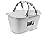 Stefanplast Elegance - Cesta de plástico de Color Blanco, 38 x 58 x 28 cm