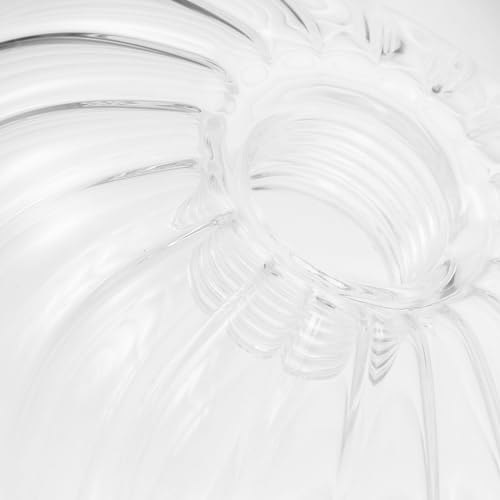 Image of Holibanna Hanging Glass Lamp Shade for Pendant Light Clear Decorative Ceiling Shade Easy Install Modern Design for Chandelier and Wall Lights Eye Versatile Use
