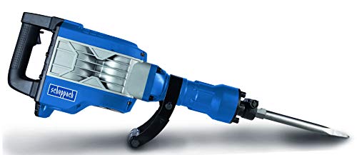 Scheppach AB1900 Abbruchhammer 60J Schlagkraft, 1900 W, 390 mm inkl. Spitz- und Flachmeißel und Transportbox, Kabelgebunden – Bild 5