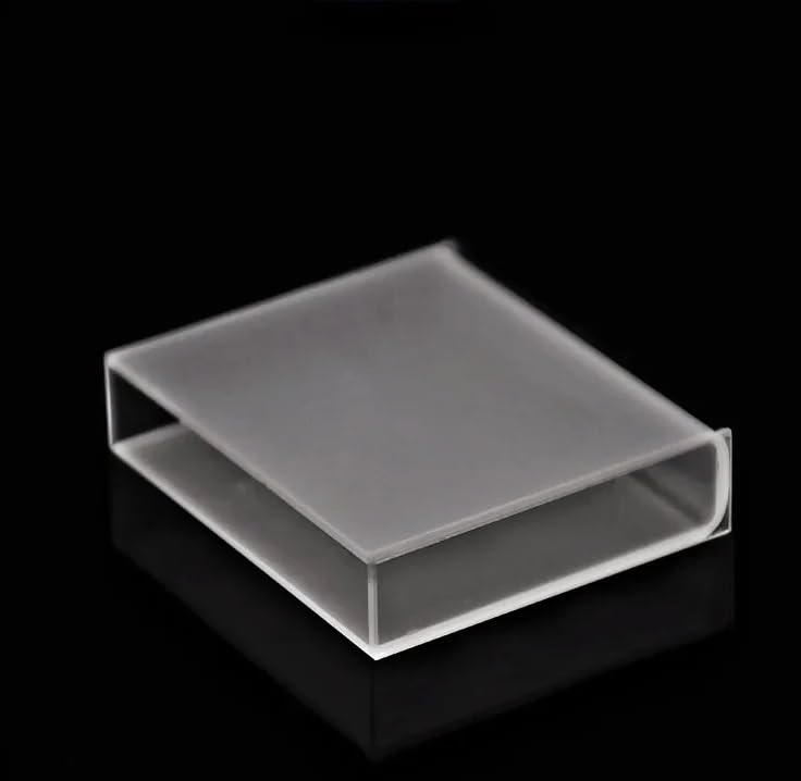 Glass Cuvette (Liquid Sample Cell) 17.5mL Light Path 50mm Absorption Cells for Spectrophotometer Frit Sintering Technology 2/PK