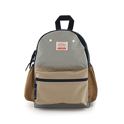 オーシャンアンドグラウンド DAYPACK CRAZY ナイロンリュック キッズ ベビー 男の子 女の子 1215102 (S, ライトグレー(LY))
