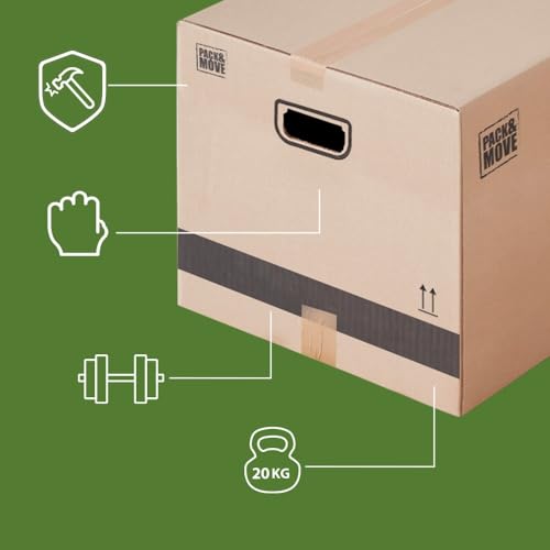 Cartons déménagement de taille L pour emballer et protèger vos vêtements - 6