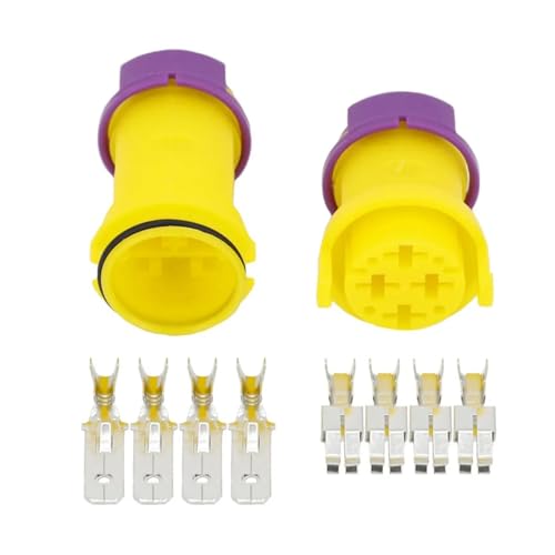 Connecteur jaune 4 broches eviter les faux contacts electriques auto