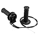 Alrens Gasgriff Griff Kabel Set, Motorrad Lenkergriffe 7/8 22mm, Motorrad Gasgriff mit Kabel Gasklemme, Gasgriff Twist Grip Set für Lenker 50cc 90cc 110cc 125cc 140cc 150cc 200cc 250cc Pitbike