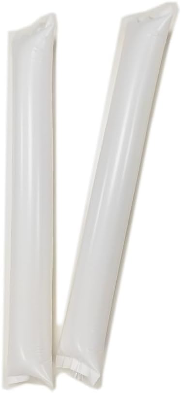 Pandiui23 110 PCS Pack 55 Pares de Aplaudidores hinchables ruidosos de plástico. Artículos de Fiesta y animación. Palos cotillón Ideales para fútbol, Fiestas, cumpleaños,