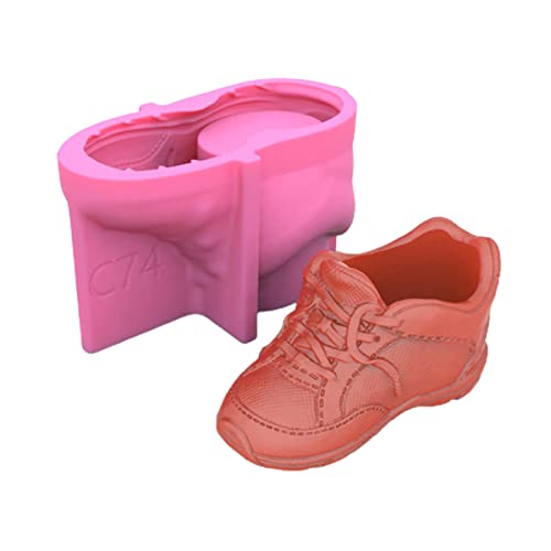 appuivbt 3D Shoes Flower Pot Resin Mold Silicone,Pen Holder Mold,Planter Pot Cement Molds Plaster Concrete Mould,Clay Mold for DIY Crafts