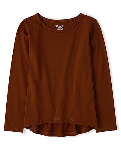 The Children's Place Girls Single Long Sleeve Basic Layering T-Shirt