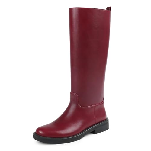 Image of JOY IN LOVE Knee High Boots for Women Chunky Heel Tall Boots