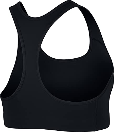 Image of Nike Women's Polyester Non Padded Wire Free Sports Bra (BV3630-010-XX-Large Black, White 2XL)