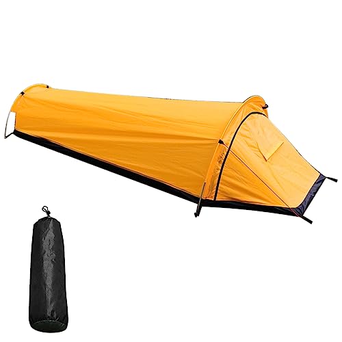 Carpa ultraligera para 1 persona, 4 estaciones, resistente al viento